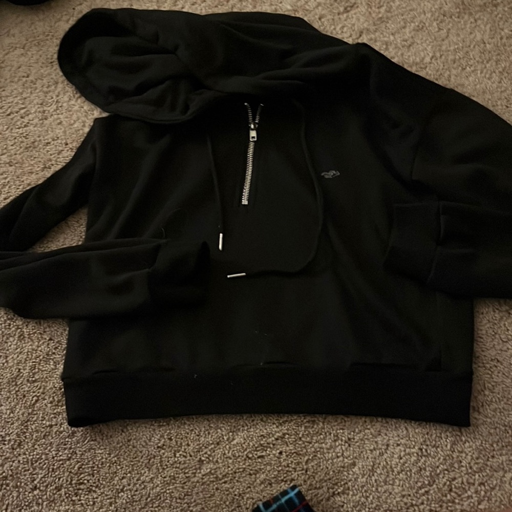 black hoodie